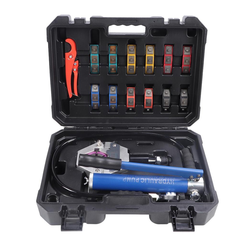 Hydraulic Hose Crimper Air Conditioner Hose Crimper Manual Crimping Tool with Pump for Repair