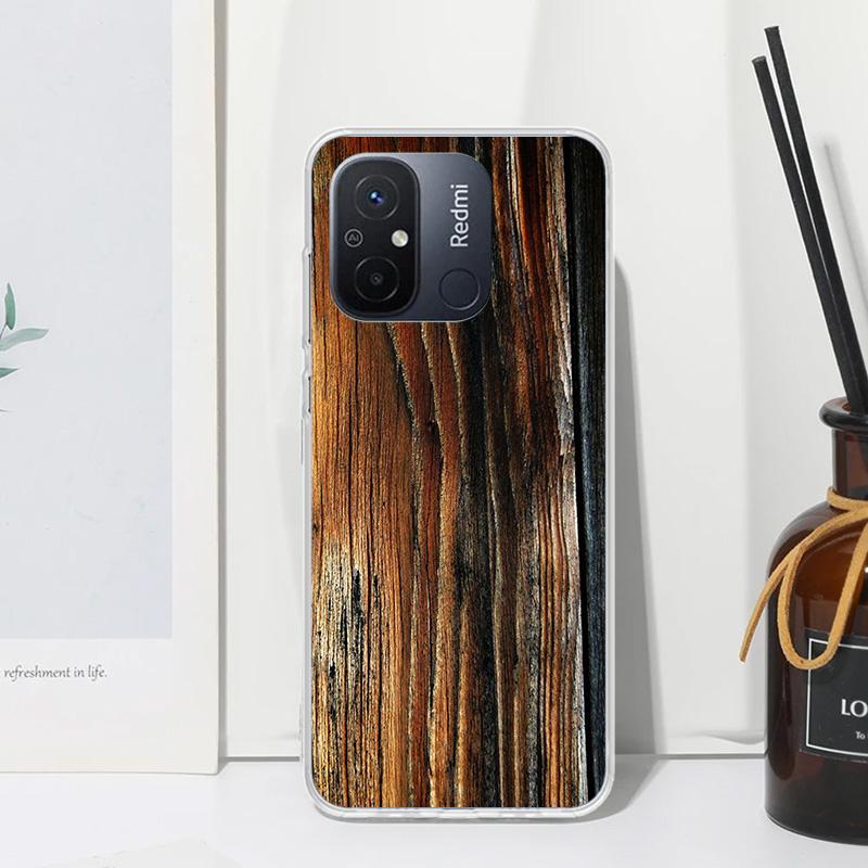 Wood Wooden Pattern Phone Case For Xiaomi Redmi 14C 13 13C 12 12C 10 10A 10C 9 9A 9C 9T 8 8A 7 7A 6A 6 Pro K80 K70 K60 K40 K20 1