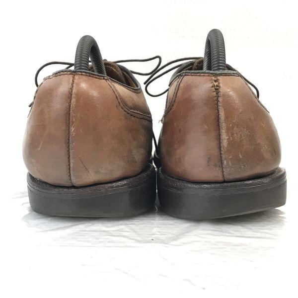 Allen Edmonds Stockbridge Кожаные туфли-оксфорды с U-образным мыском 10D 27.5-28см Коричневый(ИСПОЛЬЗОВАЛ)