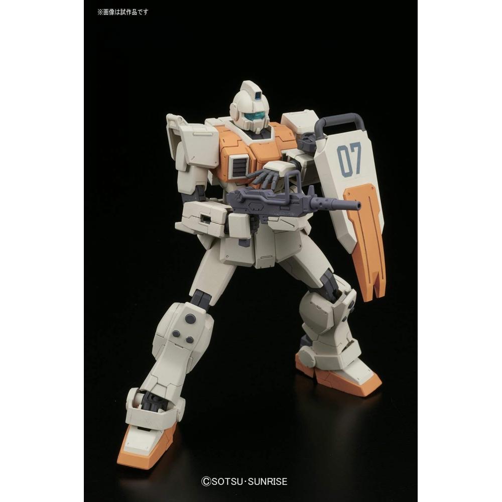Пластиковая модель HGUC Mobile Suit Gundam 08th MS Platoon Ground Type GM 1144 с цветовой кодировкой