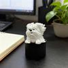 1 шт. Очаровательное, развевающееся на ветру и небрежное по линиям украшение Минималистичная статуэтка щенка в стиле наброска Уникальный декор для стола Поделки