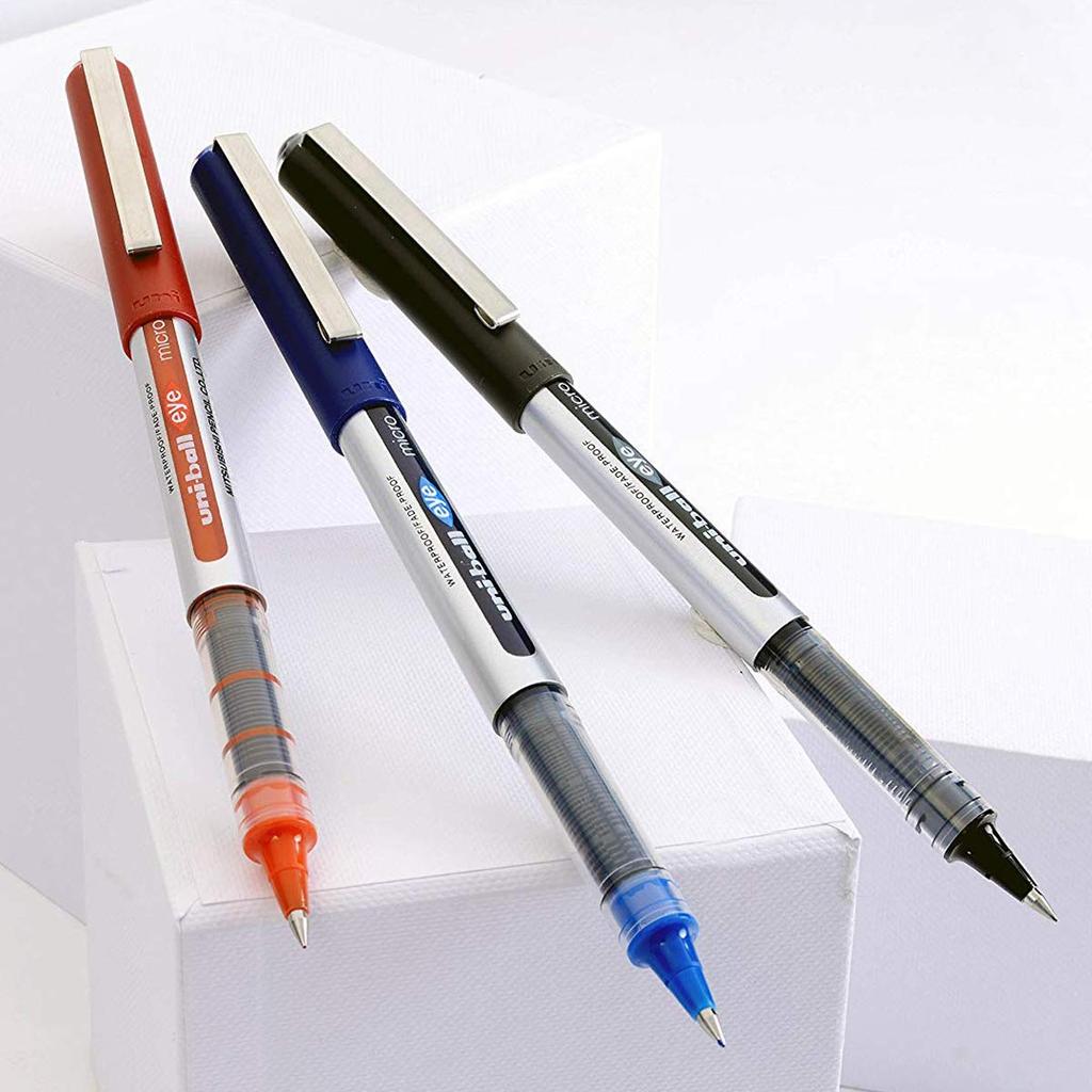 Uni-ball Eye UB150 0.5mm Roller Ball Pen Green Ink Pack of 5 for Office, School & Home Writing
