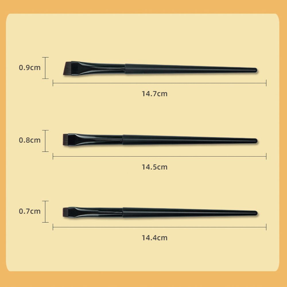 Make Up Tool Liner Brow Brush Flat Eyebrow Brush Angled Fine Eyeliner Brushes Blade Makeup Brushes