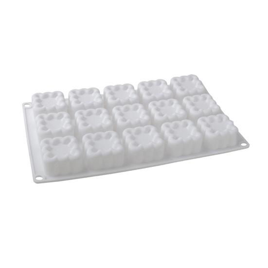 Silicone Cake Mold Square Heart Shapes Mousse Chocolate Desserts Mold Cake Pan Muffin Mold Flexible Baking Tools