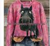 2025 EU & US 3D Print Loose Round Neck Sweatshirt - Autumn