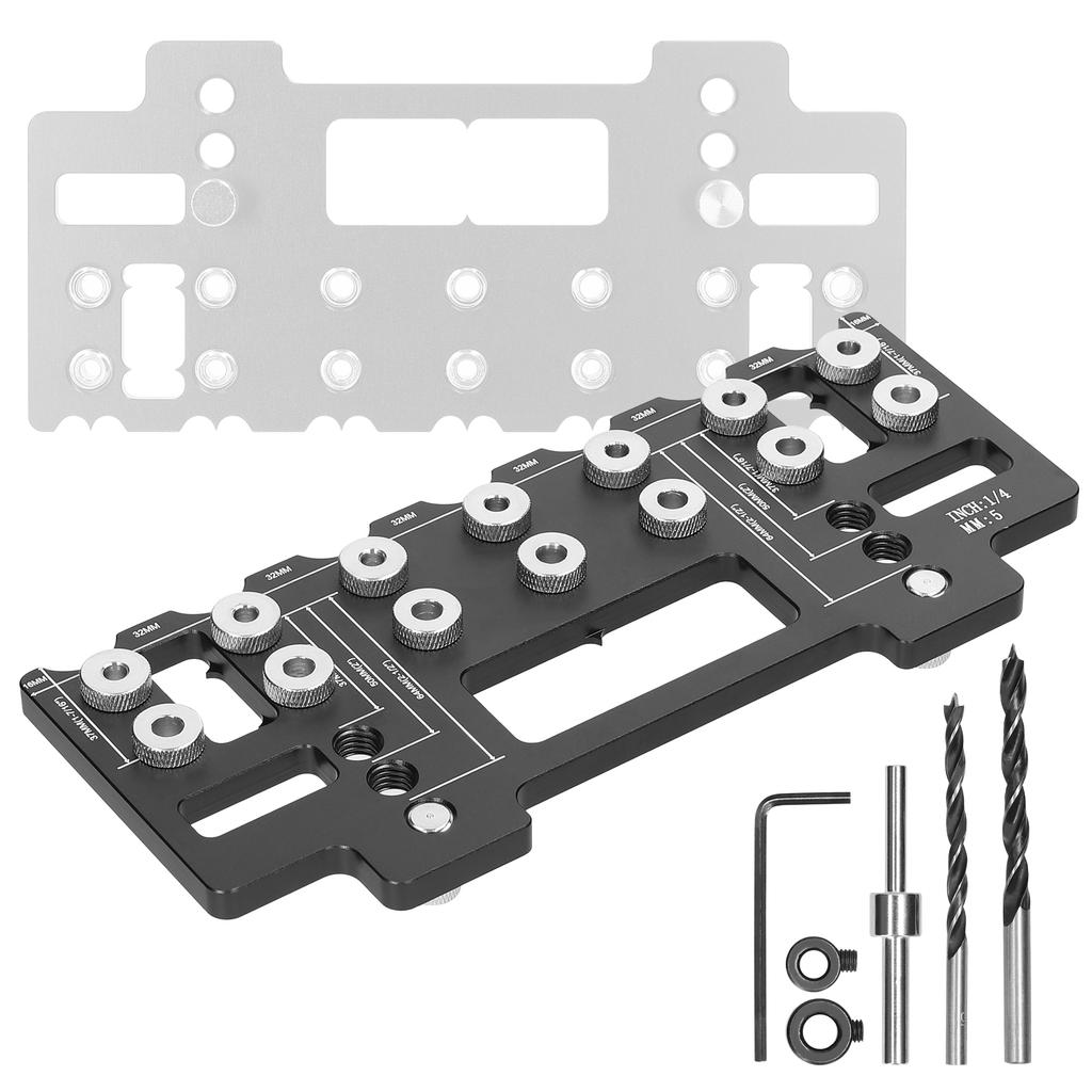 Локатор дырокола, алюминиевый сплав, фурнитура для ручек шкафа, приспособление для полки, штифт, направляющая для сверления, открывалка для отверстий