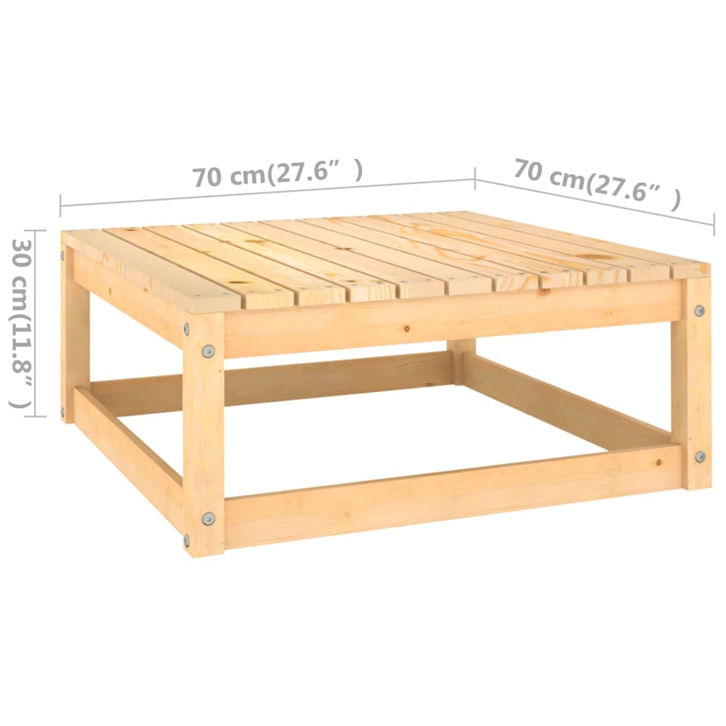 8 piece garden lounge set with cushions solid pine wood
