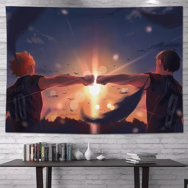 Официальный гобелен Haikyuu Волейбол Аниме Фон для Комнаты Фанатов Декор Поддержки Подарок