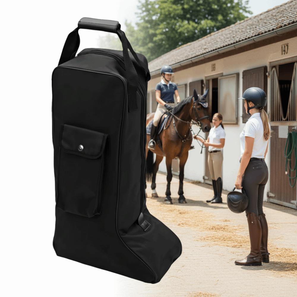 600D Riding Boot Bag Dust Proof Equestrian Boot Bag Long Boots Bag Outdoor Activities
