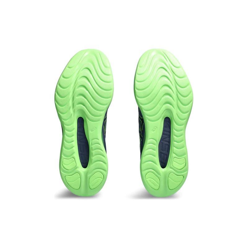 Asics Гель Kinsei Max Грозовой синий Электрический лайм Кроссовки 1011B696-401