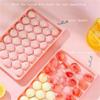 33 Grid With Lid Plastic Round Balls Mould Ice Maker Ice Tray Ice Cube Mold