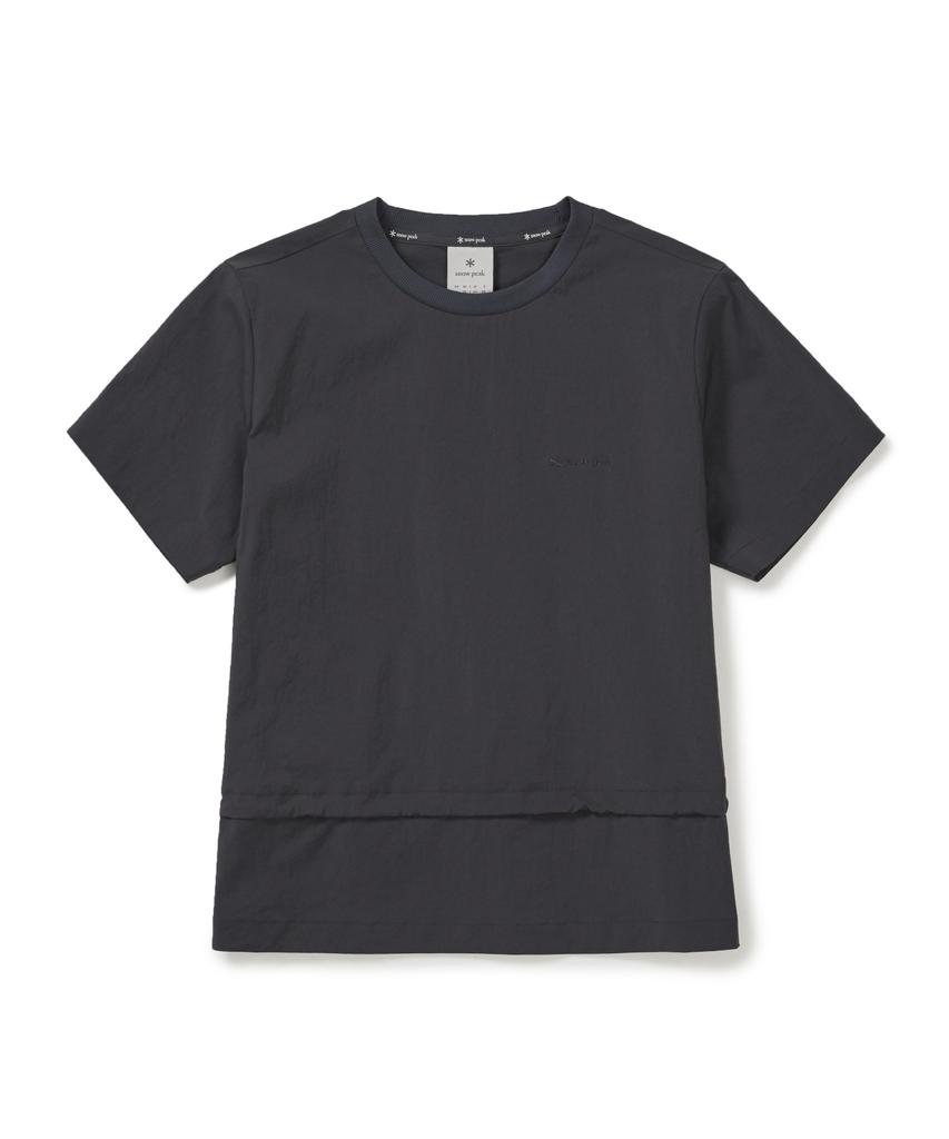 SNOWPEAK APPAREL Женская футболка с коротким рукавом Root (S26Mwrts63) Древесный уголь