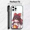 Чехол для телефона Hakurei Reimu Touhou для iPhone 17, 16, 15, 14, 13, 12 Plus, Max, Мягкий силиконовый, Черный