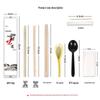 Handun Disposable Bamboo Cutlery Set