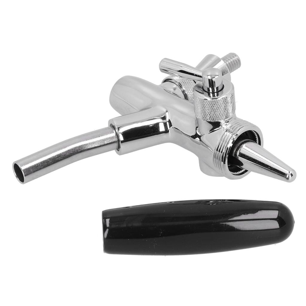 Смеситель для разливного пива с длинным хвостовиком, диспенсер для пивных бочонков из нержавеющей стали, поставки для домашнего пивоварения