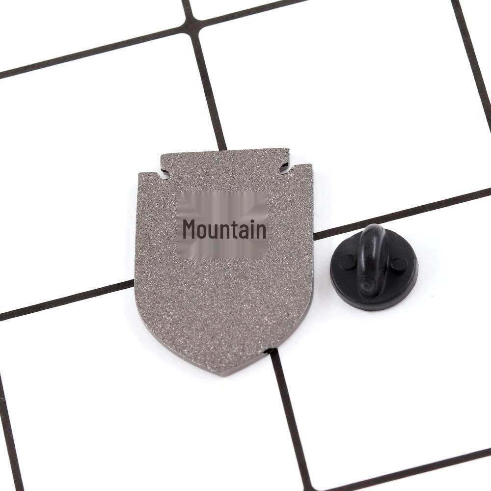 Эмалированный значок Легиона Космических Десантников 40K: Значок «Щит Поля Боя» для Аксессуара Рюкзака