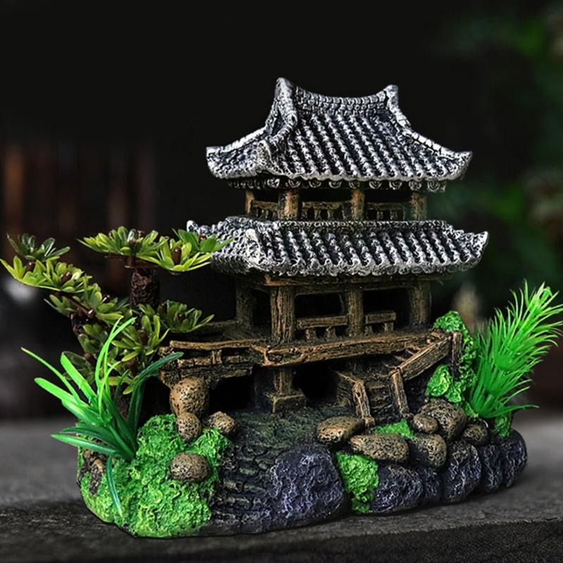 Aquarium Decorations Large Fish Tanks Ornament Aquarium Landscape Decoration Fish Tanks Accessories for Cave Hide Decors