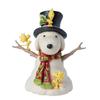 Enesco Peanuts от Джима Шора Вудстока Создание фигурки снеговика Снупи, краска ручной работы из смолы, коллекционная фигурка Peanuts Snoopy, рождественский декор для дома