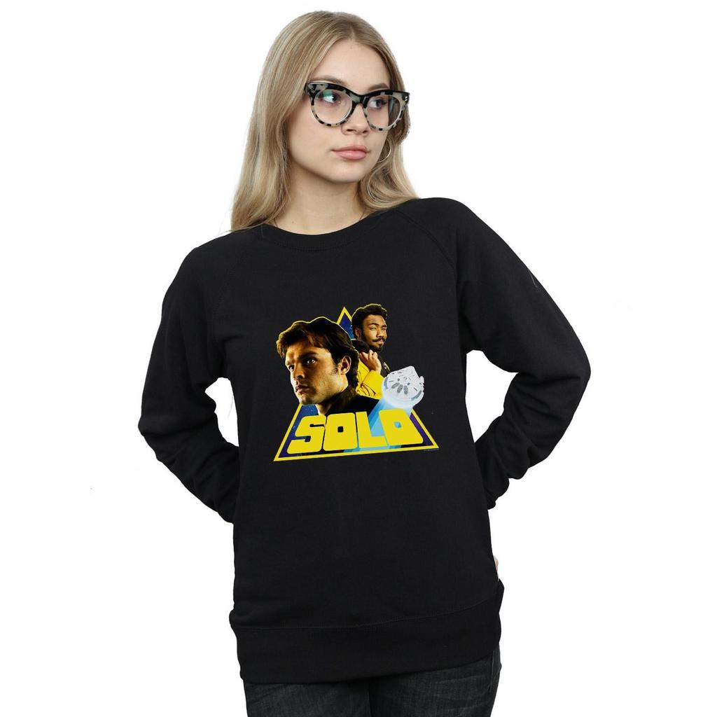 STAR WARS Womens/Ladies Solo Retro Triangle Sweatshirt