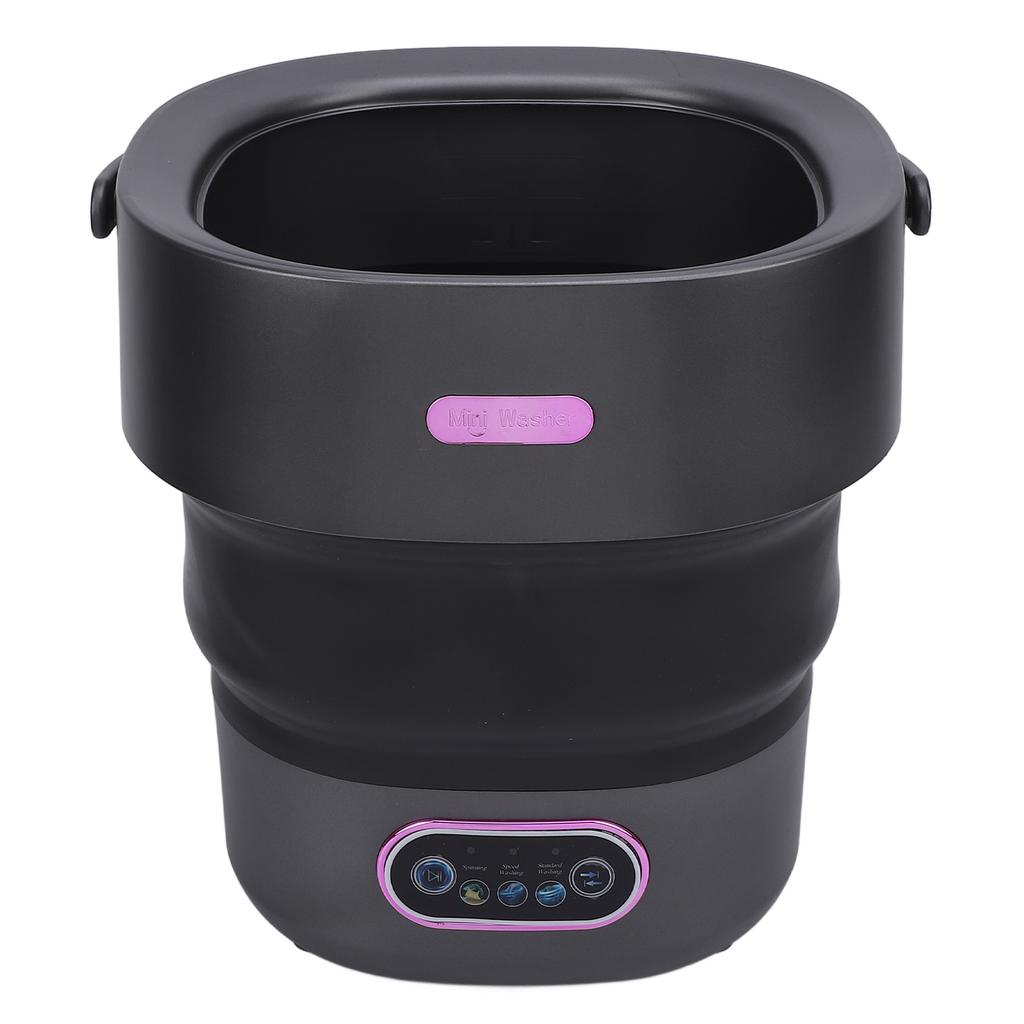 13L Foldable Clothing Washer with Drain Hose Full Automatic Mini Laundry Machine for Apartment