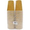 Artnap Paper Cups, Kraft Printed, 410ml, Perfect for Drinking, Pack of 50, 8.9 X 11.1cm Diameter, TS-76