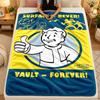 Flannel BlanketFallout Warm Soft Throw Blanket for Indoor Sofa Bed Living Room Use