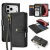 Leather Magnetic Phone Case Wallet IPhone 18 Pro 2-in-1