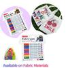 8/12pcs Fabric Pen, Ideal for Use On Cloth, Accessories and Textiles, DIY T-shirt, Backpack, Shoes