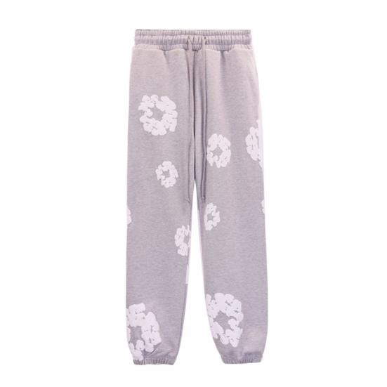 Женские спортивные штаны с эластичной талией, регулируемые на шнурке, женские спортивные брюки с цветочным принтом, спортивные повседневные брюки