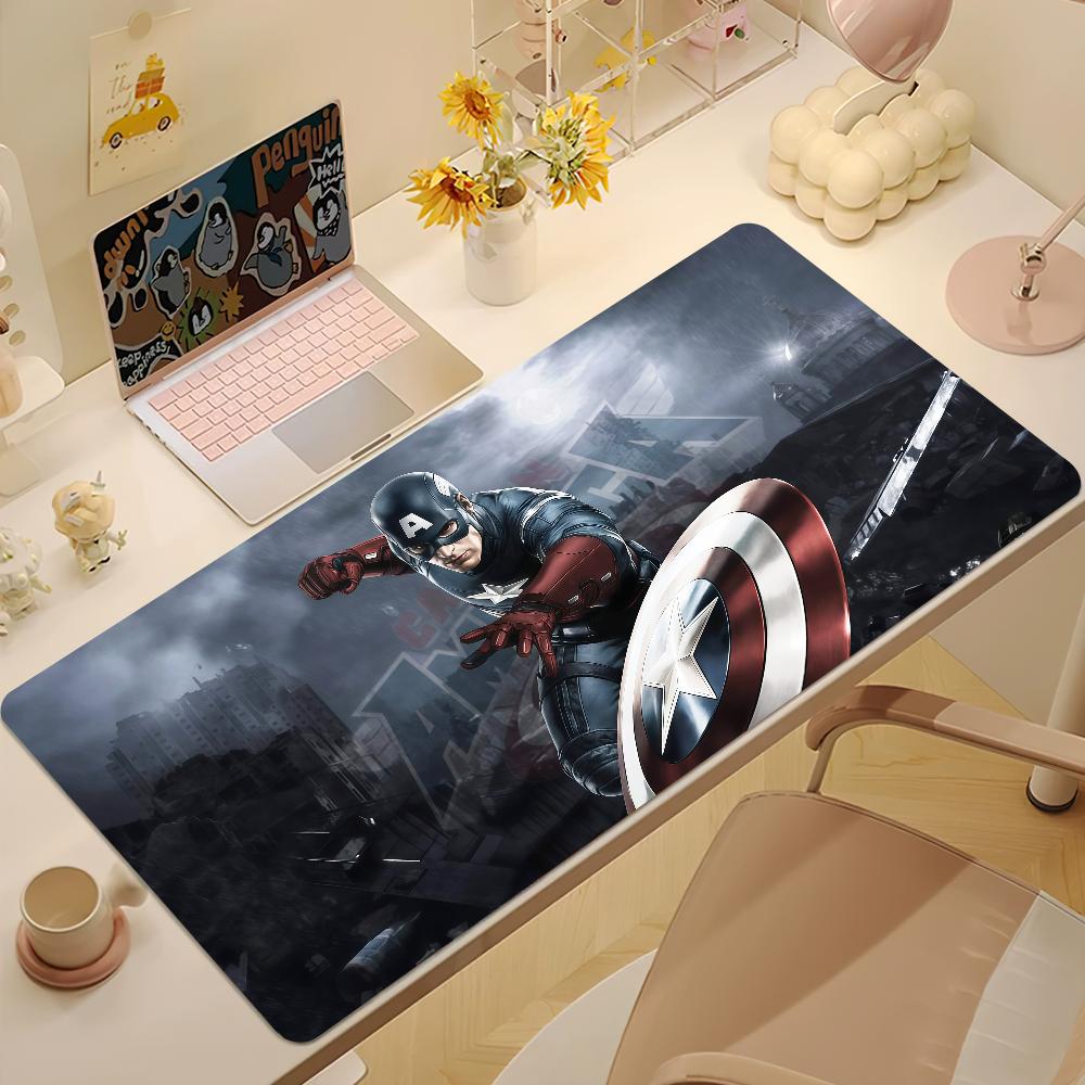 movie cool art CCaptain AAmerica ML Mouse Pad Nonslip Lockedge Thickened Desktop MousePad Large Comfort Gaming Office Student