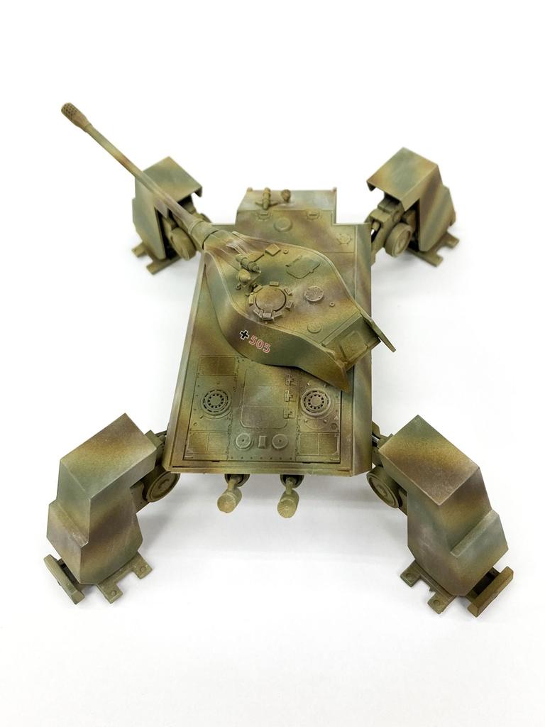 Rocket Models German Type Tusk Turret G with Operation January Plastic Model Kit 47062 1/72 Biela-Füssler Ausf. 12.8cm Gun, Typhoon, 1942, (Tank)