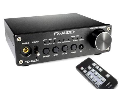 FX-AUDIO- YD-202J YDA138 Цифровой Интегральный Усилитель с Двухканальным Моно Управлением, USB Входом и Встроенным ЦАП (черный)