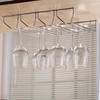 Inverted Wine Glass Rack: Creative Hanging Stemware Holder for Bar Supplies