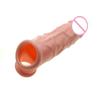 Silicone Penis Enlargement Condoms Penis Extension Sleeve Adults Intimate Sex Toy for Man Reusable Condom Cock Rings Dildo Cover