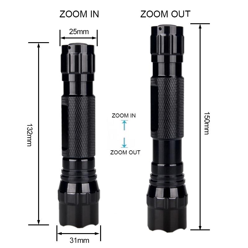 5W IR 850nm Professional Night Vision Hunting Torch Tactical Infrared Radiation Zoomable Outdoor Linterna Waterproof Flashlight