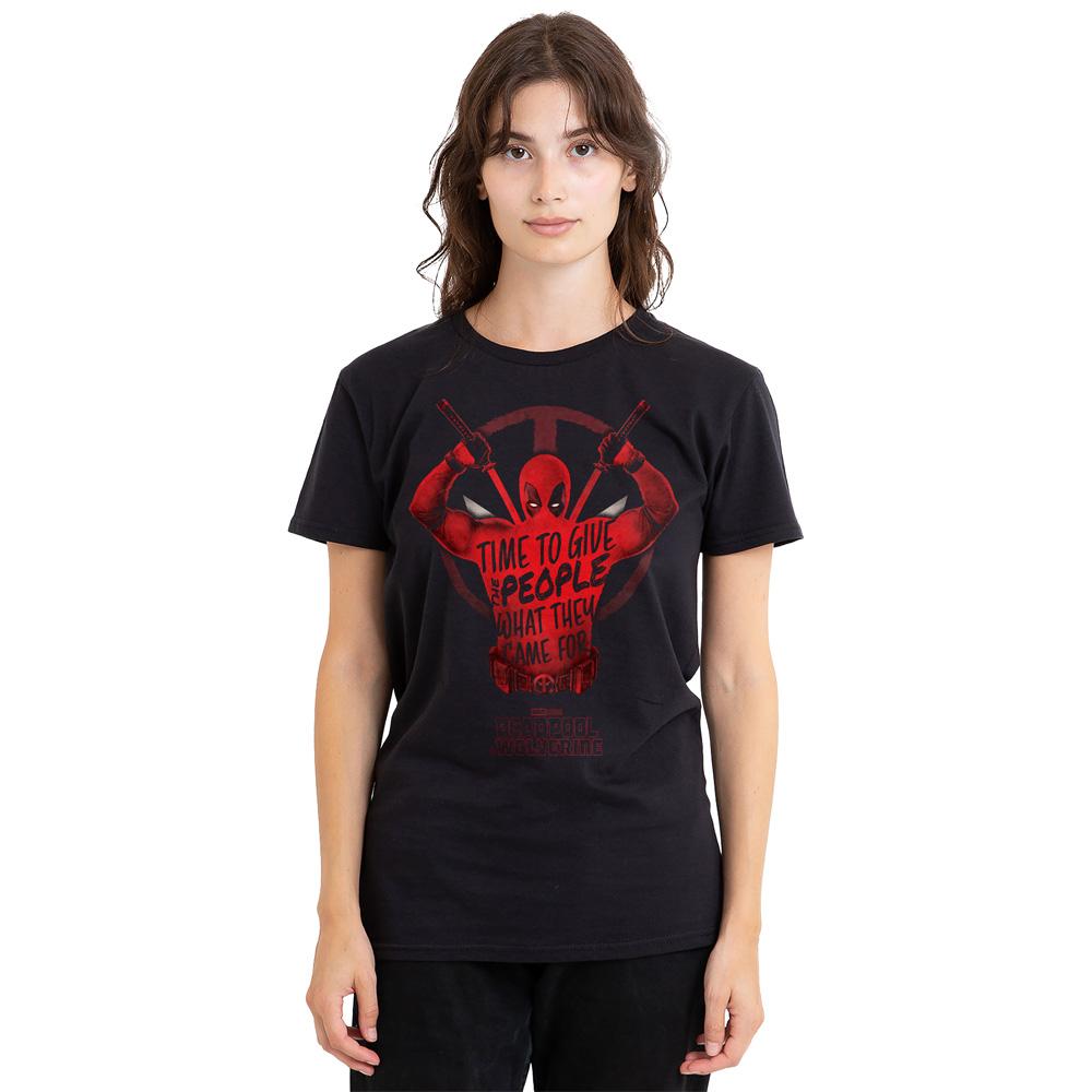 Deadpool & Wolverine Unisex Adult Give The People Deadpool T-Shirt