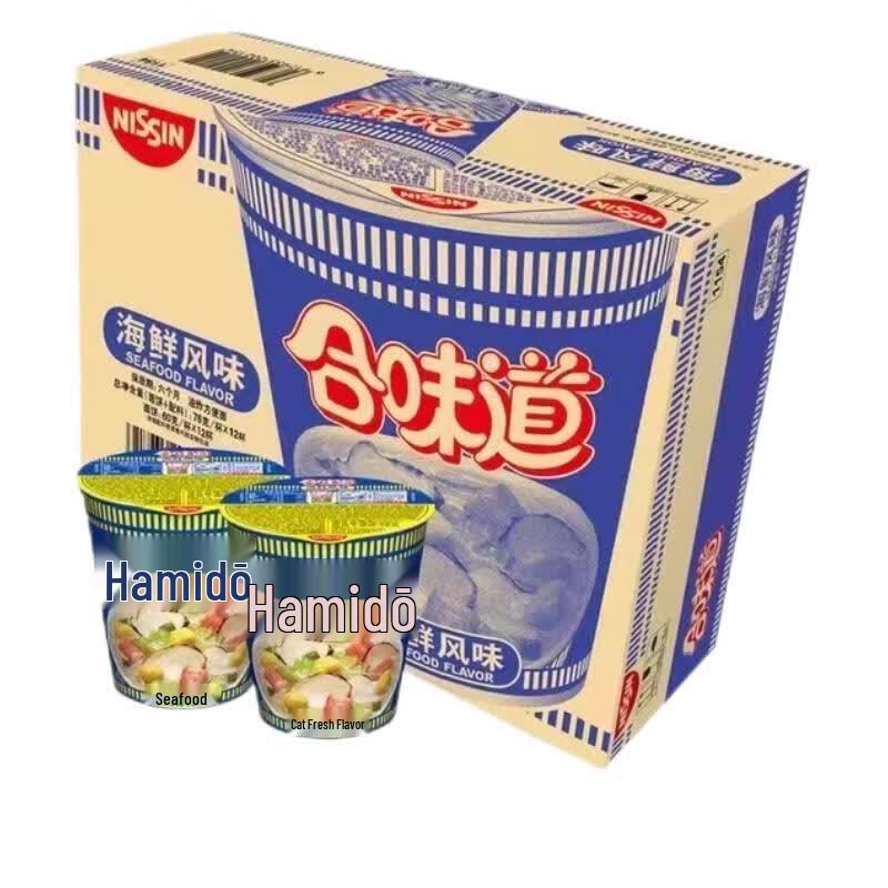 Nissin Cup Noodles Seafood Flavor (12-Pack)