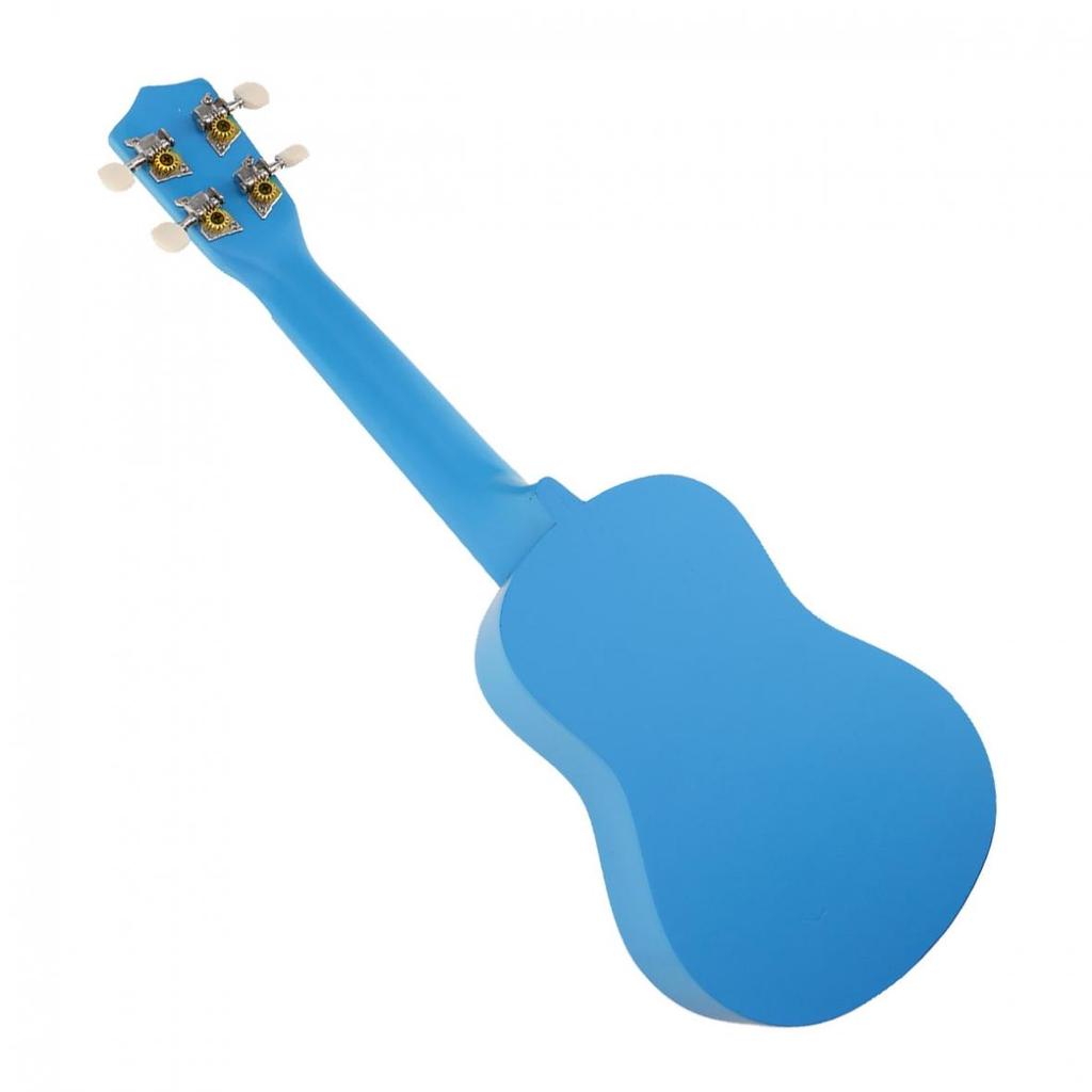 4Pcs Ukulele White Tuning Pegs 2R+2L Steel Machine Heads Tuners for 21 / 23 / 26 Inch Ukulele