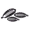 Multi-Sizes Fish Shaped Hair Clip Claw Ponytail Holder for Women Girls Banana Clips Crabs Black Women Hair Styling Accessories
