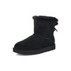 UGG Bailey Mini Bailey Chestnut Warm Plush Short Snow Boots Women Snow Boots Black 1119512-BLK