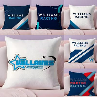 Чехол на подушку W-Williams для гонок Плюшевая ткань Мягкий Двусторонний печатный Невидимая молния Наволочка для диванной подушки Домашний декор
