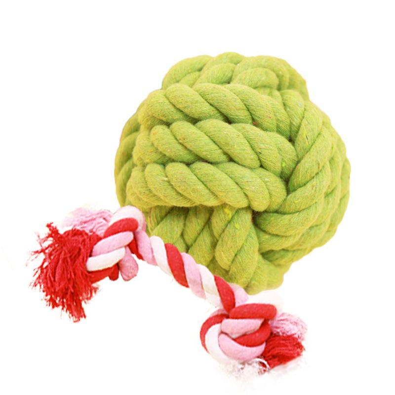 Игрушка для жевания веревка для собак питомец собака игрушка золотое перо веревочный узел мяч для жевания плюшевая кость мяч для жевания хлопковый веревочный мяч
