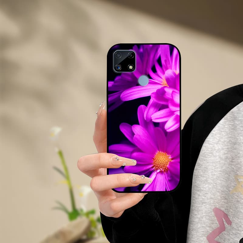 Silicone Phone Case For Realme C25s C25 Cover Painted Soft For Realme C25 C25S C21 C21Y C25Y Phone Case RealmeC25s C 25 s Funda