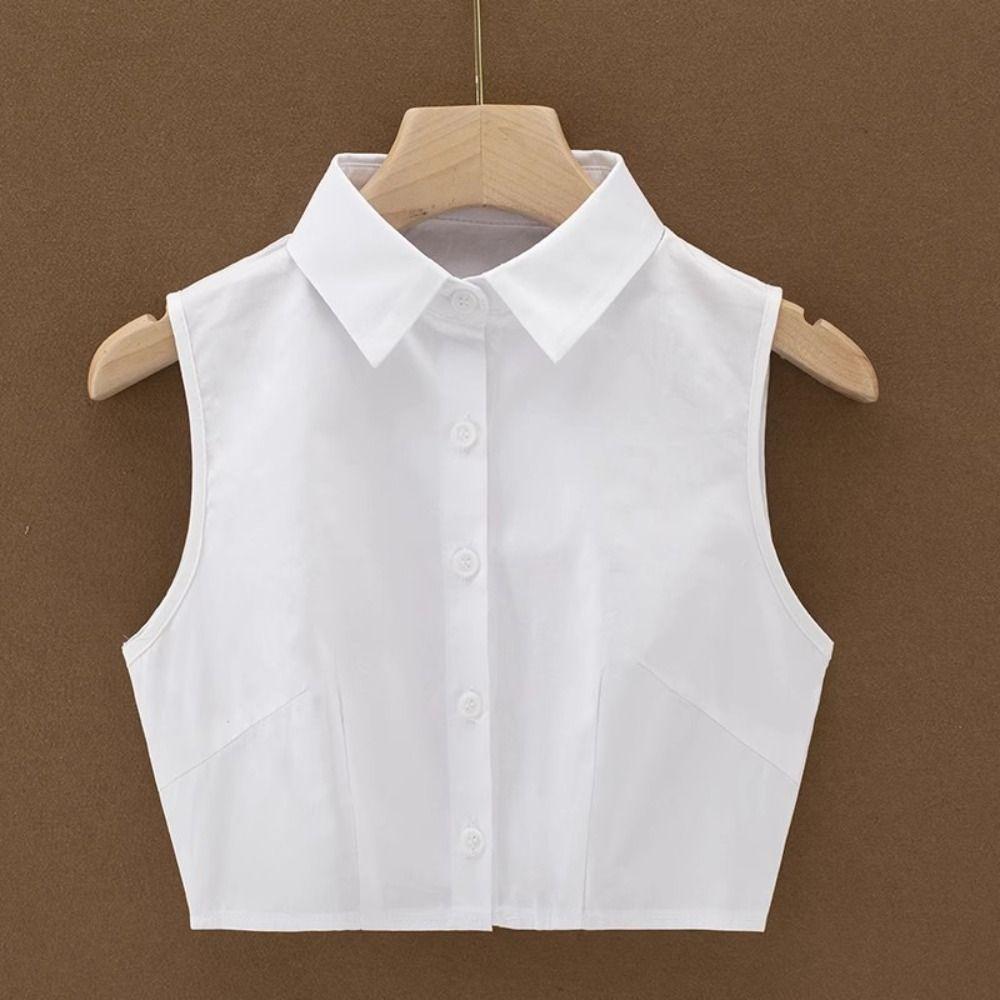 Detachable False Collar Blended Lapel Collar New Fashion Half Shirt