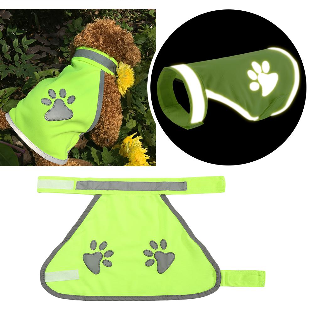 Cozy Fluorescent High Visibility Dog Jacket Pet Safety Vest Pet Hi Vis Coat Pet Reflective Vest