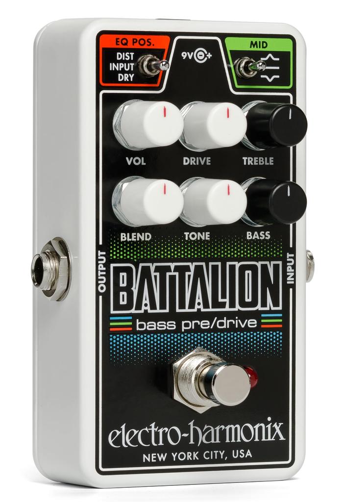 Басовый предусилитель Nano Battalion Overdrive Bass Effector ELECTRO-HARMONIX &