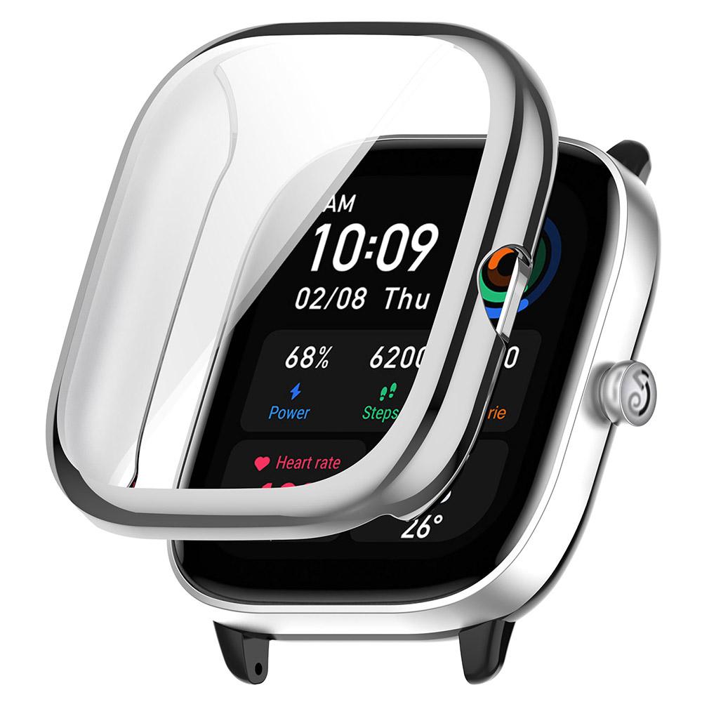 Гальванический защитный чехол из ТПУ для Huami Amazfit GTS 4 Mini, полноэкранный защитный чехол, бампер, чехол