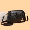 Kangaroo Woven Small Square Bag, Women's Fashion Crossbody Shoulder Bag