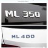 3D ABS Black Car Rear Trunk Badge Sticker Emblem ML300 ML320 ML350 ML400 ML500 Logo For Mercedes-Benz W166 W163 W164 Accessories FF72