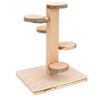 Hamster Climbing Platform Wooden Hamster Cage Playground for Small Pets to Chew Play